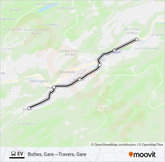 EV Bus Line Map