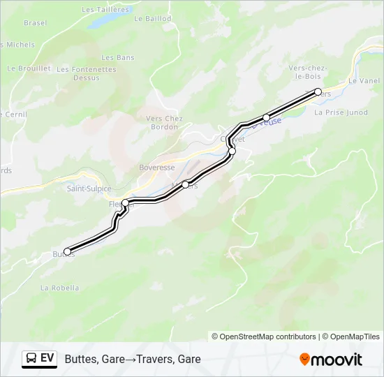 EV Bus Line Map