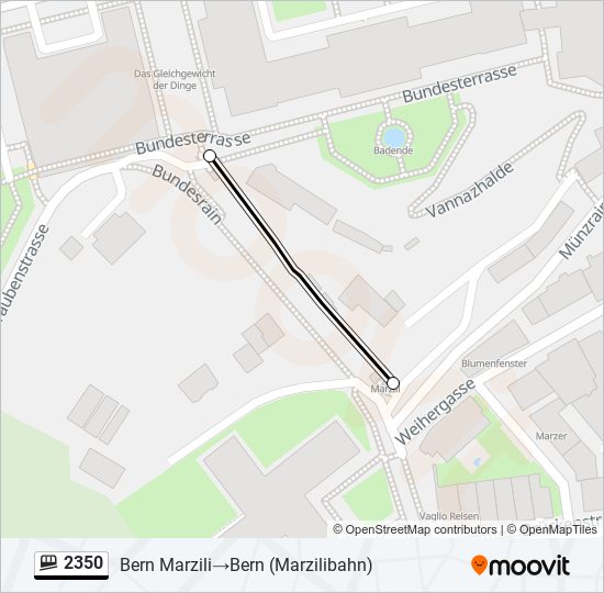 2350 Funicular Line Map