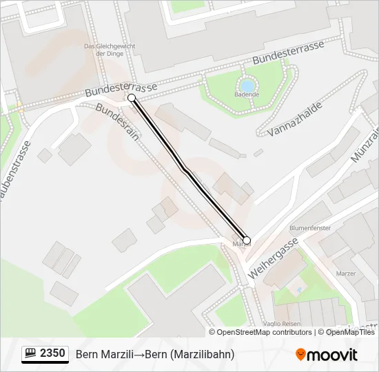 2350 Funicular Line Map