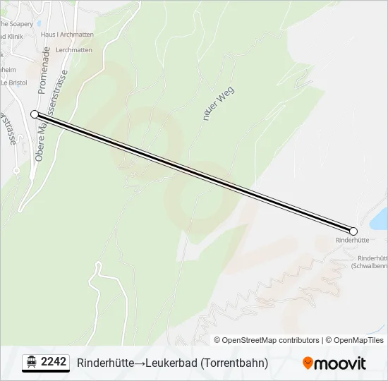 2242 Cable Car Line Map
