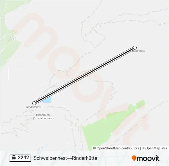 2242 Cable Car Line Map