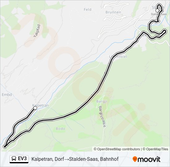 EV3 Bus Line Map