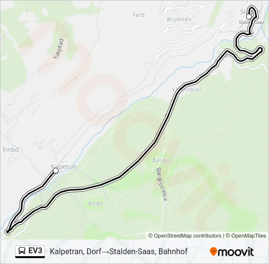 EV3 Bus Line Map