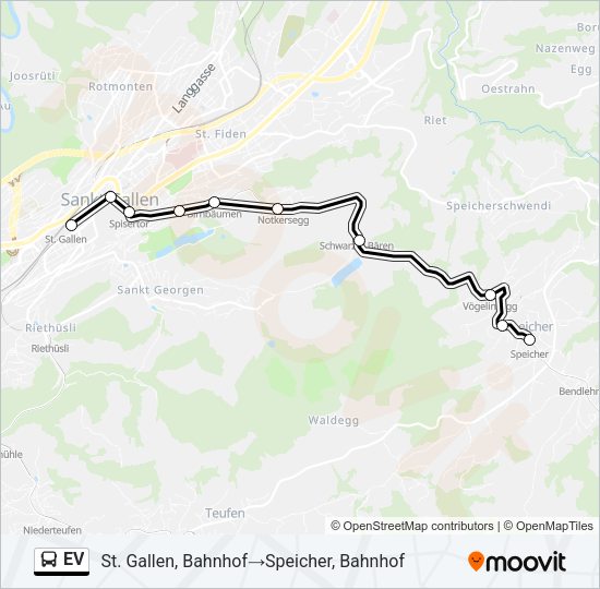 EV Bus Line Map