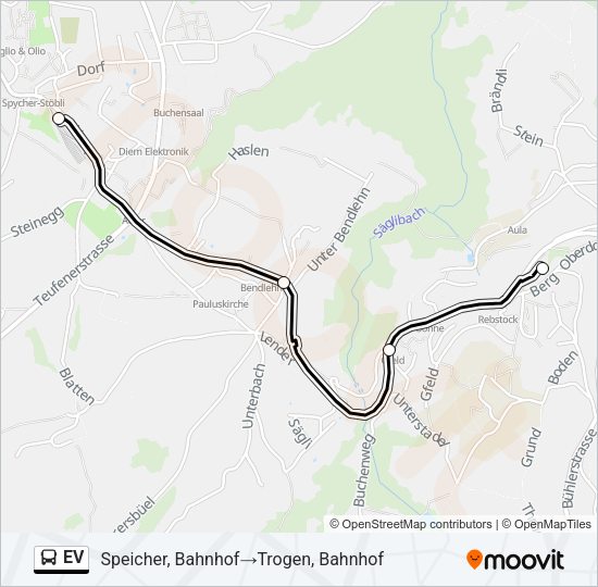EV Bus Line Map