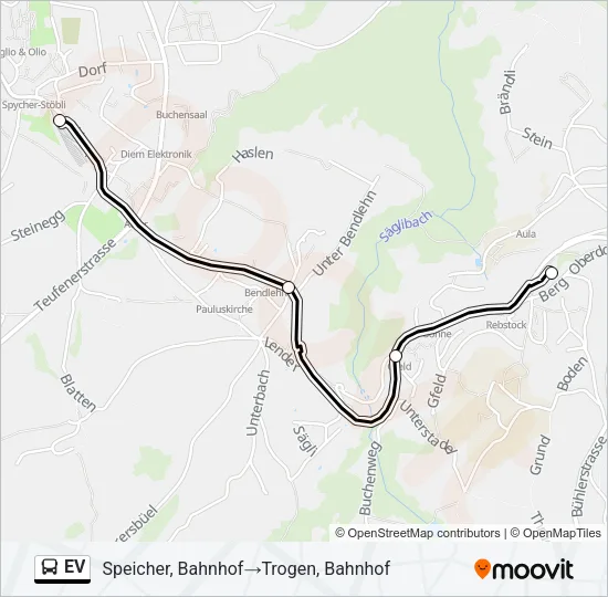 EV Bus Line Map