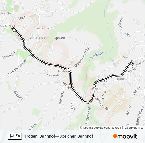 EV Bus Line Map