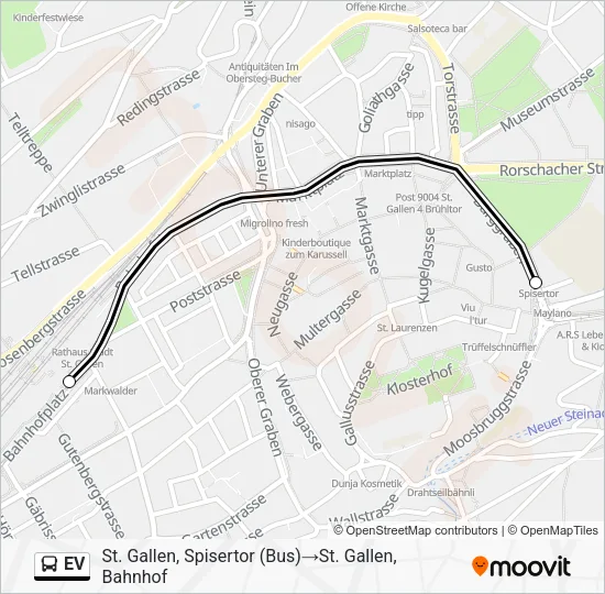 EV Bus Line Map