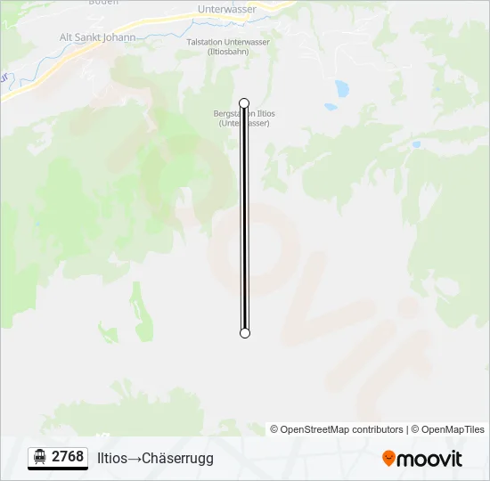 2768 Cable Car Line Map