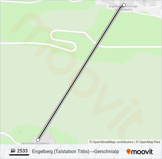 2533 Funicular Line Map