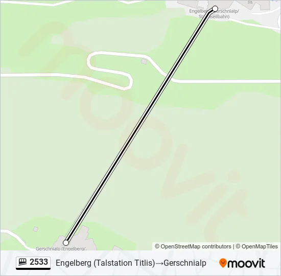 2533 Funicular Line Map