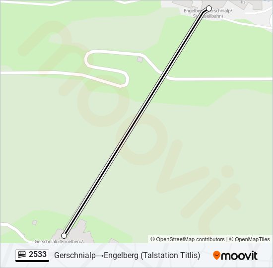2533 Funicular Line Map