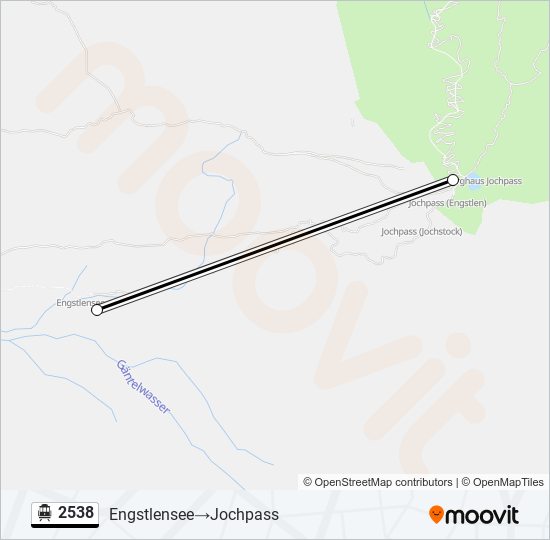 2538 Cable Car Line Map