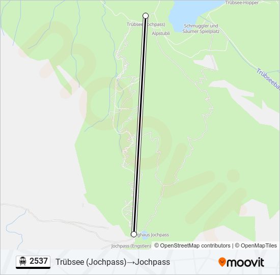 2537 Cable Car Line Map
