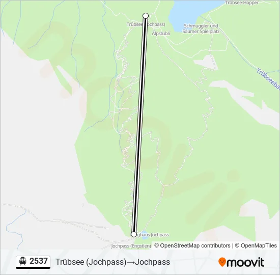 2537 Cable Car Line Map