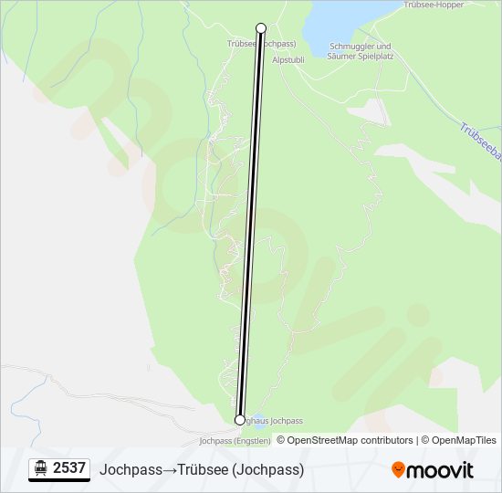2537 Cable Car Line Map