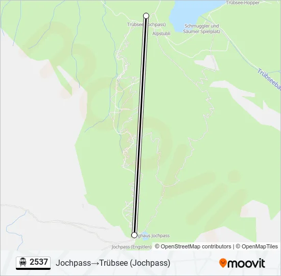 2537 Cable Car Line Map