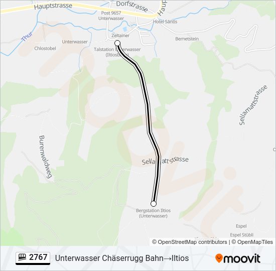 2767 Funicular Line Map