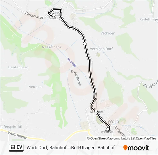 EV Bus Line Map