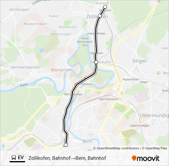 EV Bus Line Map