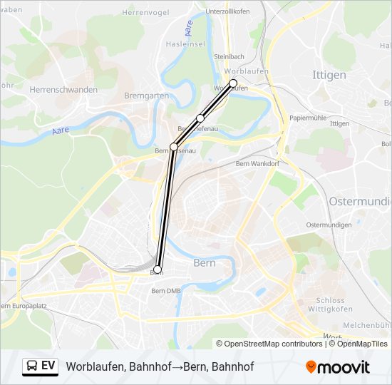 EV Bus Line Map