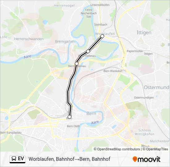 EV Bus Line Map