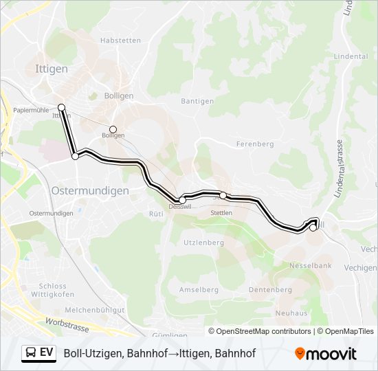 EV Bus Line Map