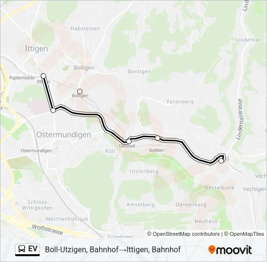 EV Bus Line Map