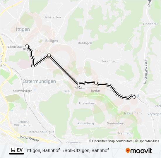 EV Bus Line Map