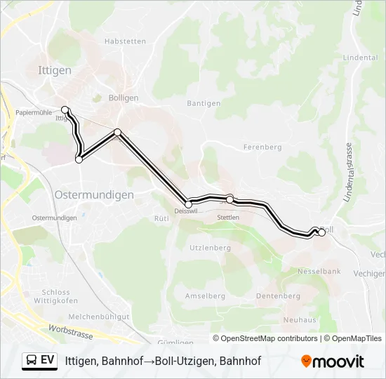 EV Bus Line Map