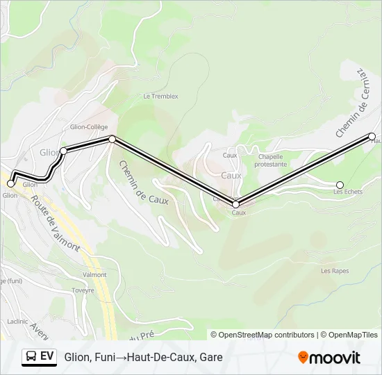EV Bus Line Map
