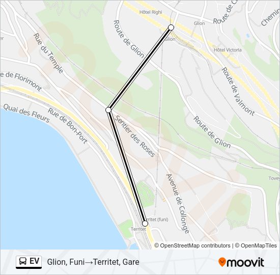 EV Bus Line Map