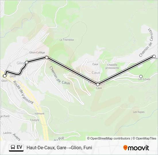 EV Bus Line Map
