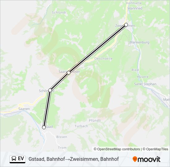 EV Bus Line Map