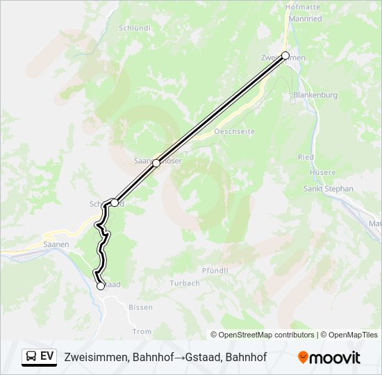 EV Bus Line Map