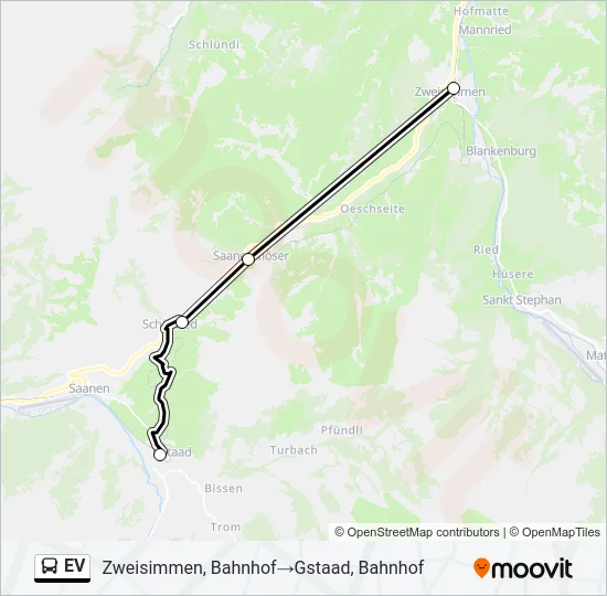 EV Bus Line Map