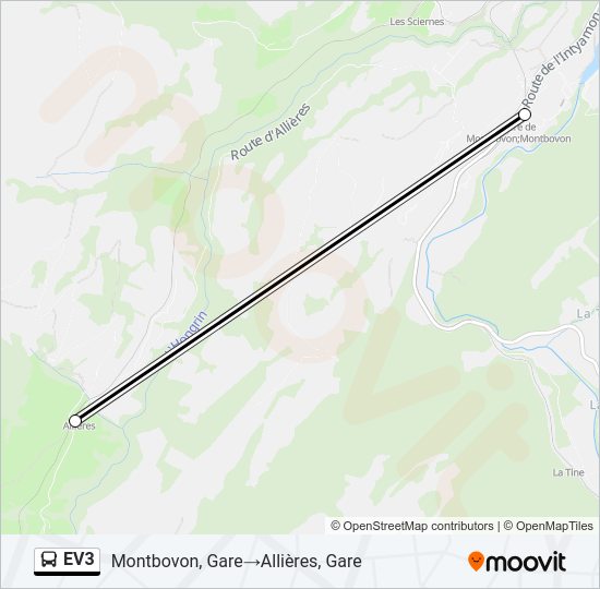 EV3 Bus Line Map