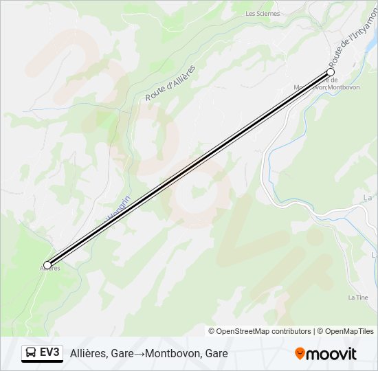 EV3 Bus Line Map