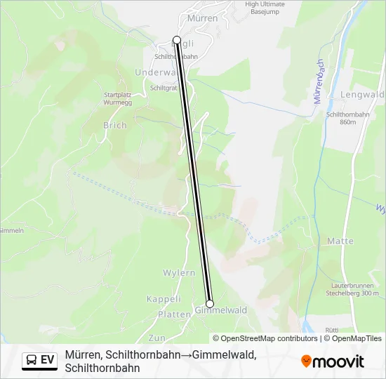 EV Bus Line Map