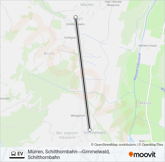 EV Bus Line Map
