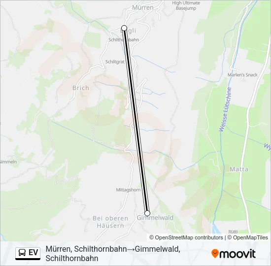 EV Bus Line Map
