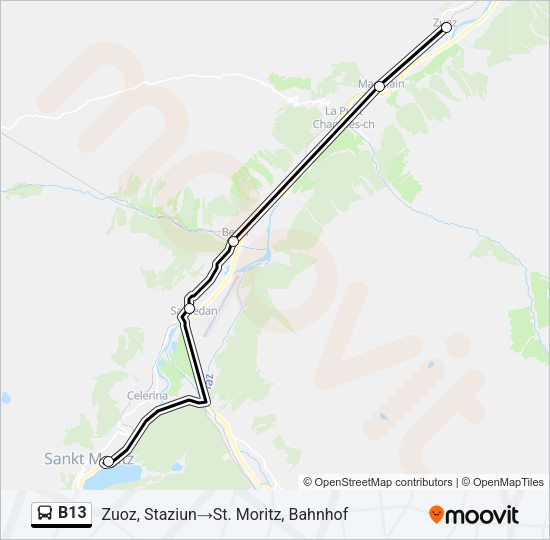 B13  Line Map