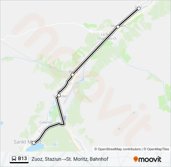 B13  Line Map