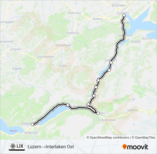 LIX Metro Line Map