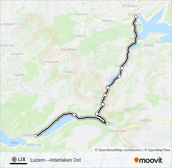 LIX Metro Line Map