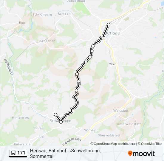 171 Bus Line Map