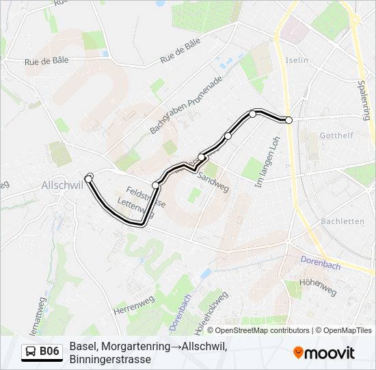 B06 Bus Line Map