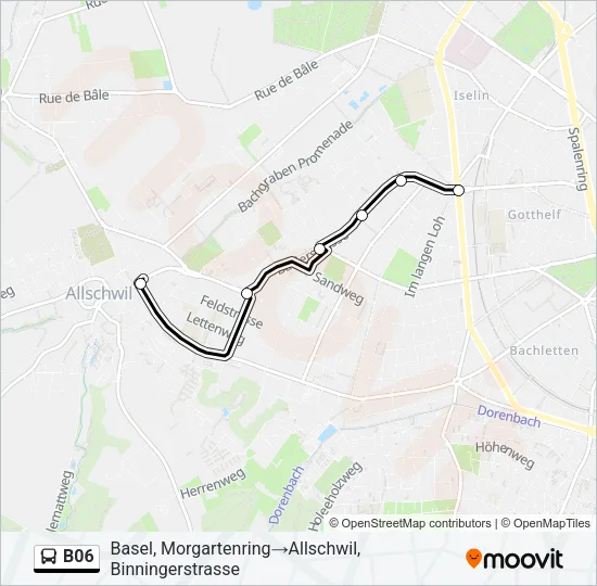 B06 Bus Line Map