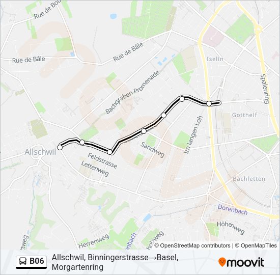 B06 Bus Line Map